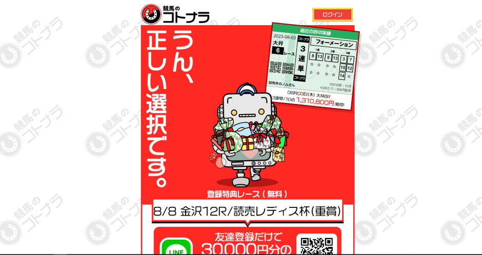 競馬のコトナラ